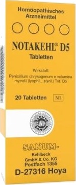 Notakehl D5 20 Tabletter
