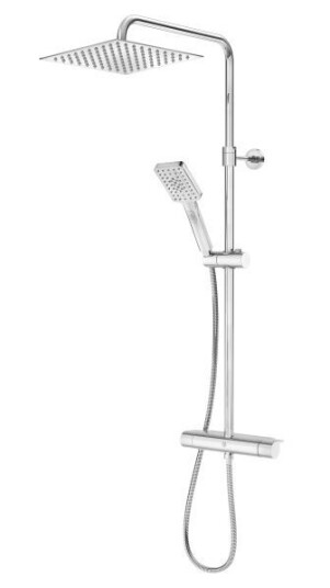 Gustavsberg GB41208435 Takdusj 160 c/c, kvadrat Krom