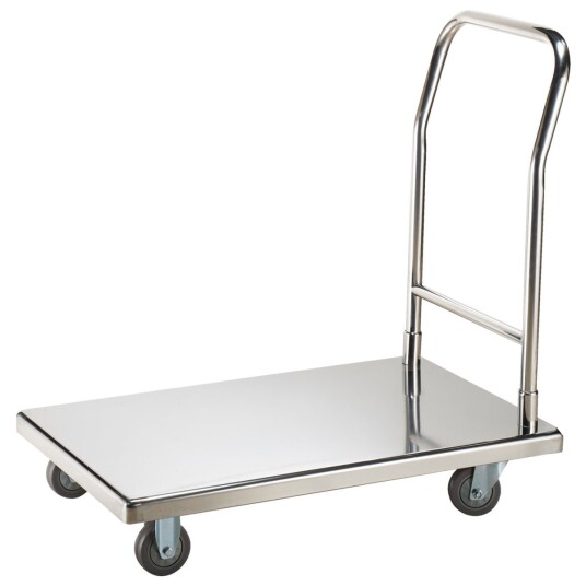 PULSIVA Tralle Caddy; 90x55x87 cm (BxDxH); Sølvfarge PULSIVA Tralle Caddy; 90x55x87 cm (BxDxH); Sølvfarge