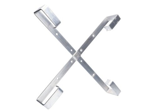 Extralink Four Arms Frame 600X600x100 Kabelholder Vegg Aluminium Aluminium