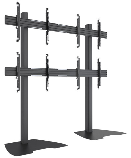 Multibrackets M Pro Series MBF2x2U - stativ - for 4 LCD-skjermer - svart