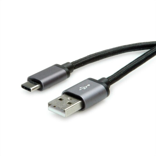 Roline 0,8 M USB 2.0 Kabel USB A til USB C - 480 Mbit/S