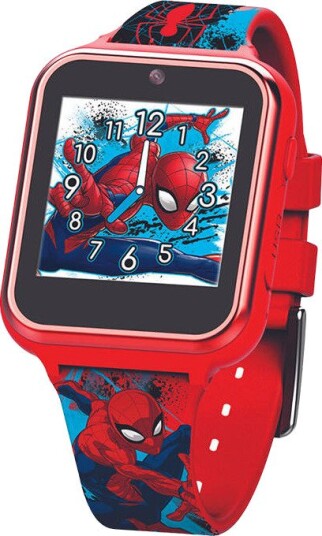 Spider-Man Smartklokke Kalkulator Alarm Stoppeklokke Selfiekamera 6+ ??r