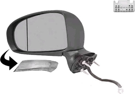 VAN WEZEL 5420817 Sidespeil