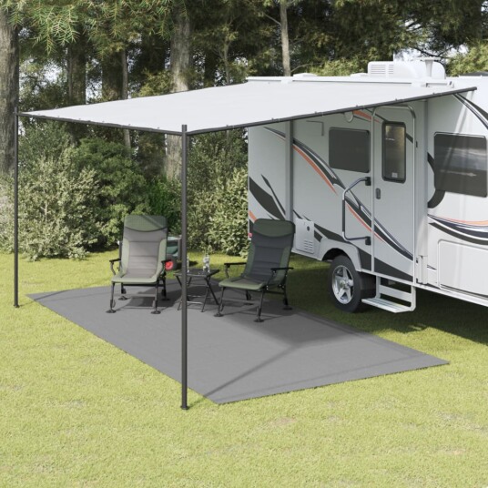 vidaXL Campingmatte antrasitt 5x2,5 m