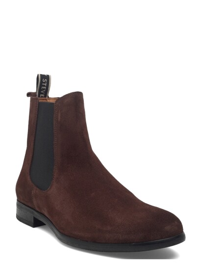 Sneaky Steve Covent Chelsea Suede Chocolate Brown 43