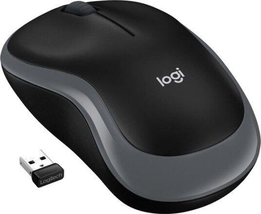 Logitech M185 Trådløs Optisk Mus 3 Knapper Rød