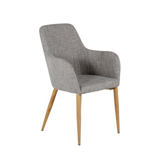 Venture Design COMFORT spise stol Grå Textil/natur Grå