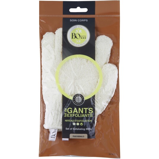 B&O Paris Beauty Care Scrub Glove 2-Pack B&O Paris Beauty Care Scrub Glove 2-Pack