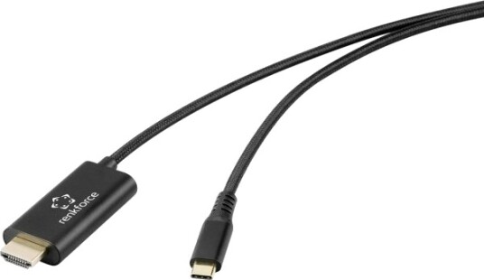 Renkforce Usb-Kabel Usb-C®-Kontakt 1,00 M Sort Rf-7116128 Renkforce Usb-Kabel Usb-C®-Kontakt 1,00 M Sort Rf-7116128