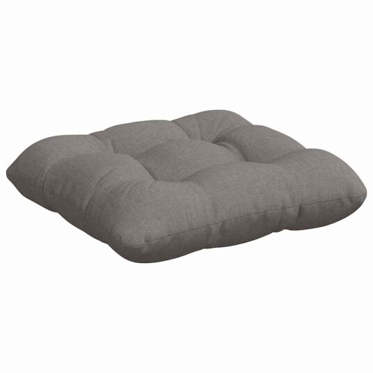 Seteputer 4 pcs Gråbrun 40 x 40 x 12 cm stoff