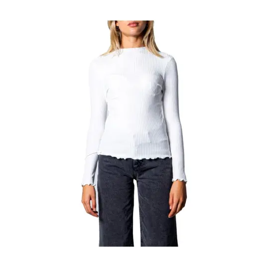 ONLY Emma L/S High Neck Top Egret M
