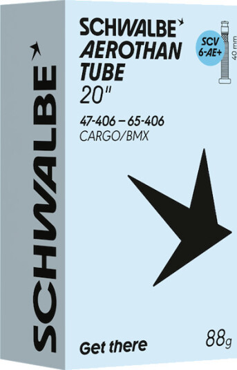 Schwalbe Aerothan Plus slange 20" SCV Clik ventil 40mm