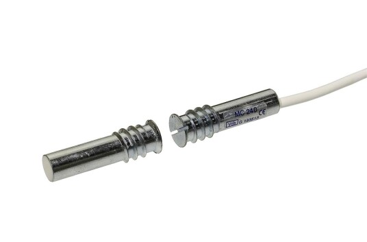 Alarmtech MC 240-p2,2k Magnetkontakt 1 Åpen Kontakt Innebygd Motstand 2,2 K Ohm