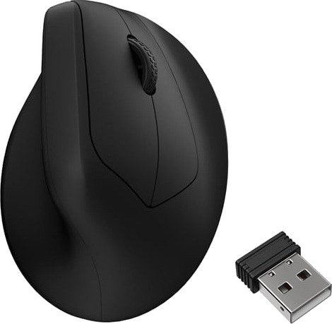 Keychron M5 Wireless Ergonomic 1K Mus Optisk 6 Knapper Svart M5-A29