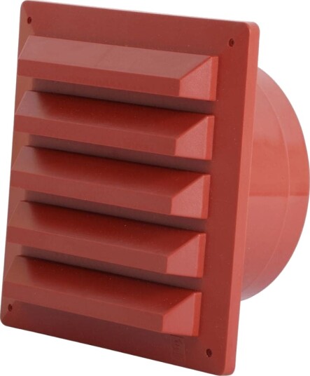 Flexit 117143 Ventilrist for Ø100 mm kanal med stuss Rød Ventilasjon Flexit 117143 Ventilrist for Ø100 mm kanal med stuss Rød Ventilasjon