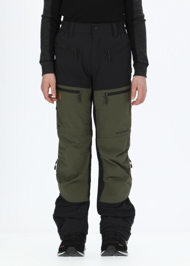 Swedemount Lofoten Stretch Pants Jr Black/Olive 120 Bukser