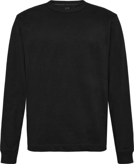 GAP Long Sleeved Heavy Relaxed T Shirt From The Gap Collection Black S GAP Long Sleeved Heavy Relaxed T Shirt From The Gap Collection Black S