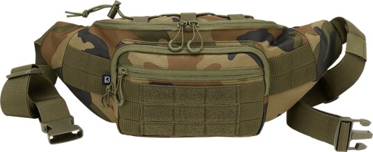 Brandit MOLLE Midjeveske / Crossbody 600D Polyester Oliven, Brun, Grønn