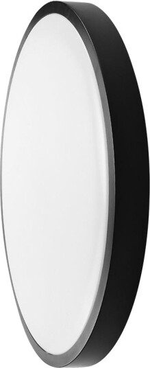 36W LED sensorlampe med Samsung chip   Ø42cm IP44 sort kant 4000K 5 års garanti   Kulør : Nøytral