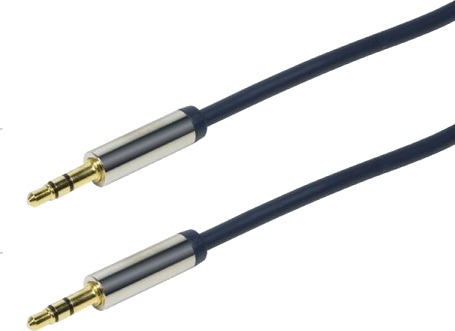 Logilink 3.5Mm 3.5Mm 0.3M 3.5Mm Hankjønn 3.5Mm Hankjønn 0,3 M Blå