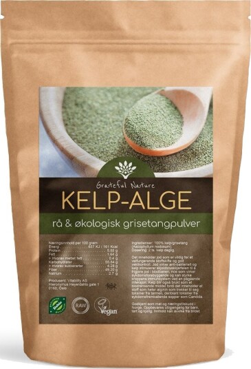 Grateful Nature Kelp Pulver Økologisk 250 g Grateful Nature Kelp Pulver Økologisk 250 g