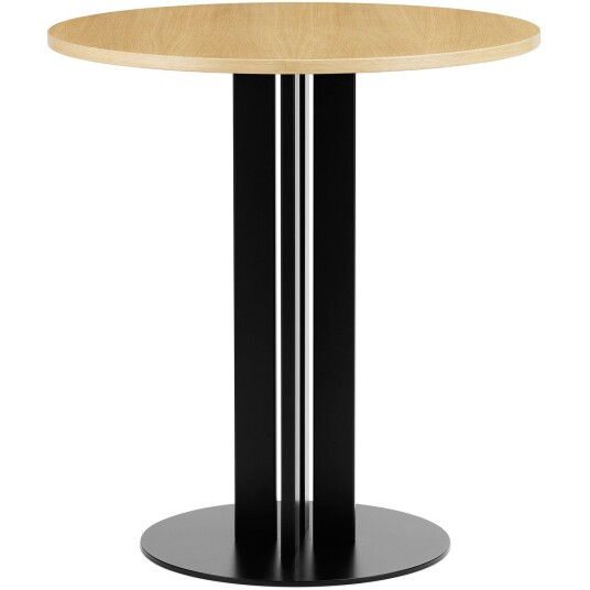 Normann Copenhagen Scala Café Table H75 Ø60 cm Oak Bistrobord Laget av eik 70 cm Svart