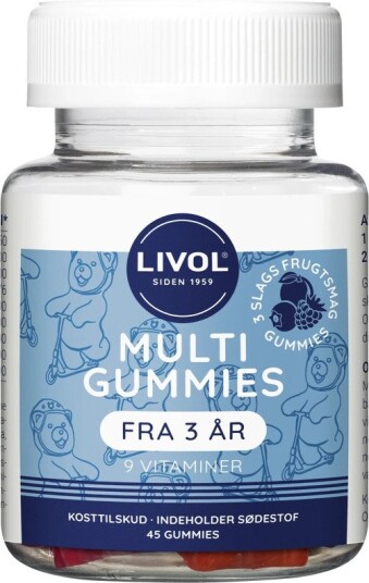 Livol Helsekost Multi Gummies Original 45 pcs Livol Helsekost Multi Gummies Original 45 pcs