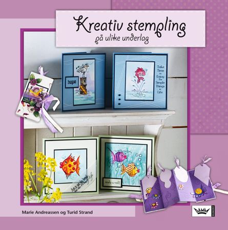 Kreativ stempling på ulike underlag, Veldig pen bok / som ny Kreativ stempling på ulike underlag, Veldig pen bok / som ny