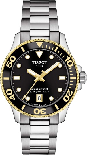 Tissot Seastar 1000 36MM T1202102105100 - Dame - 36 mm - Analog - Kvarts urverk - Safirglass