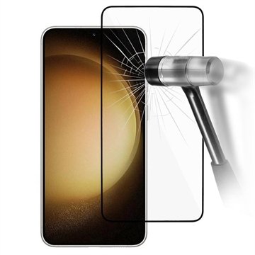 Samsung Galaxy S24 Full Cover Beskyttelsesglass Svart Kant