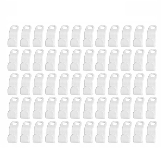 60x kroker for kleshengere Hvit 60x kroker for kleshengere Hvit
