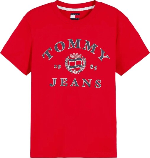 Tommy Jeans Tjw Reg Varsity Crest Ss Tee Red S