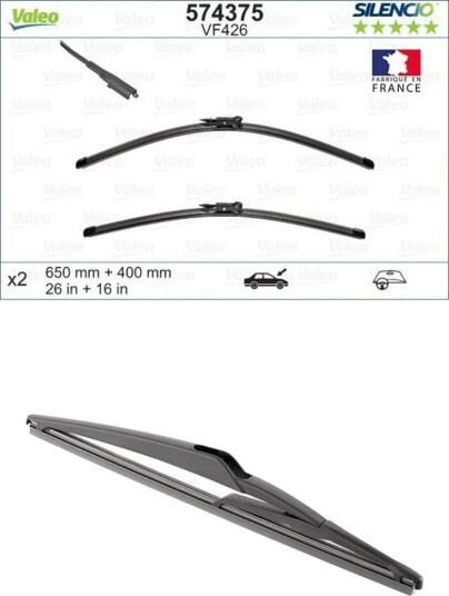 VALEO VAL298N0082 Vindusvisker