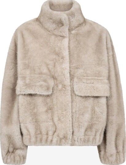 Co" Couture Casiocc Teddy Jacket LIGHT GREY M