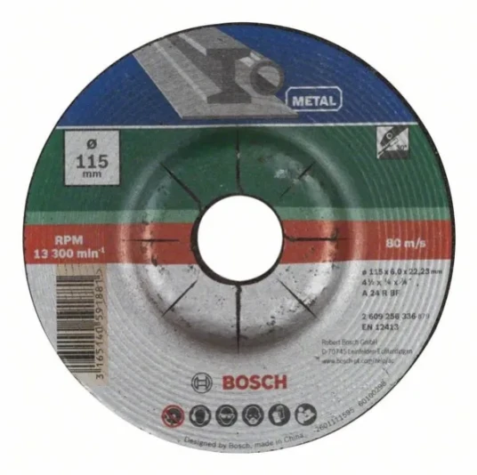 Bosch Kappeskive Metall 115x22.23mm Flerfarget
