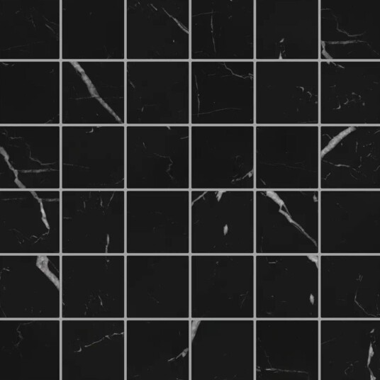 Vikingbad Hypnose Mosaikkflis 5x5cm / Svart