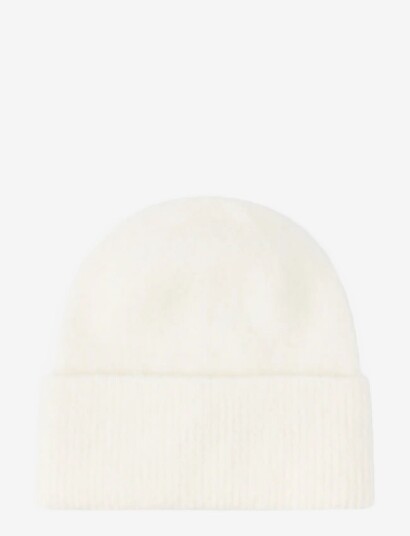 Lindex Knitted Beanie OFF WHITE One Size