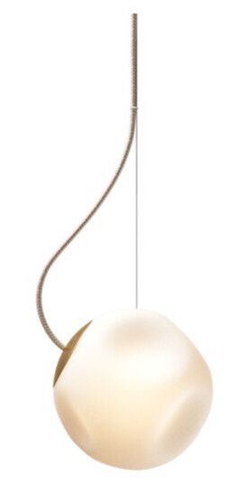 Bright Barocco Pendel Opal/Messing/Kremhvit ledning Bright Barocco Pendel Opal/Messing/Kremhvit ledning