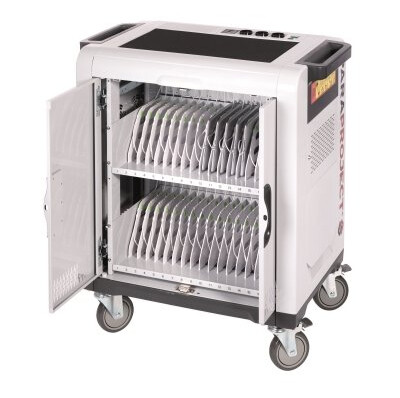 Parat 832.530-999, Multimediatralle, Antrasitt, Hvit, Plastikk, Stål, Nettbrett, 33,8 Cm (13.3"), 2 Hyller