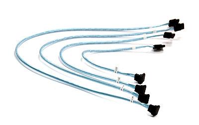SUPERMICRO CBL-0186L 56 45.5 35 23CM SATA CBL SET OF 4   PB FREE