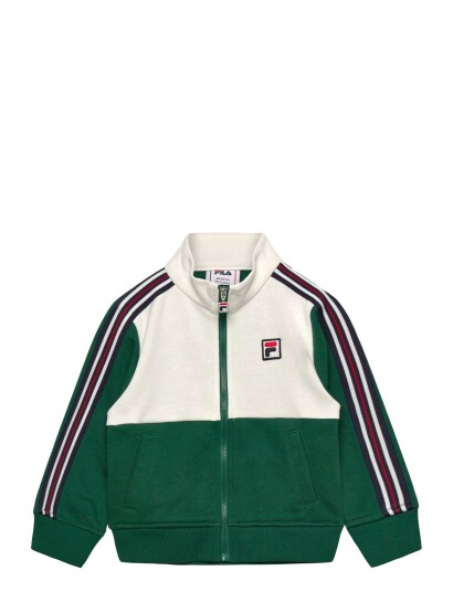 FILA Montereggi Regular Heritage Tape Track Jacket Green 110 116