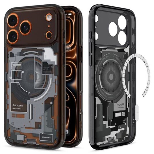 Spigen Ultra Hybrid MagSafe deksel for iPhone 17 Pro Max   Zero One Black