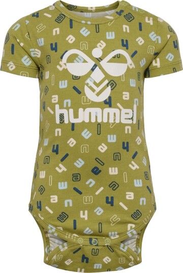 Hummel Body k/e HmlGladly Olive Green Hummel 1 år 80 Kortermet body Grønn