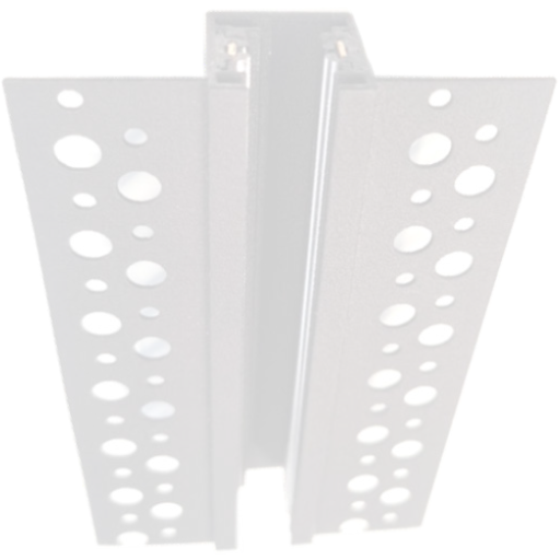 Sg Armaturen Zip Profil utsparing 2,1m hvit Sg Armaturen Zip Profil utsparing 2,1m hvit