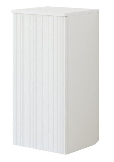 Dansani Inzo Urban Riflet Underskap 1 dør B40 Hvit Matt / 40cm Versjon B Høyre Hengslet