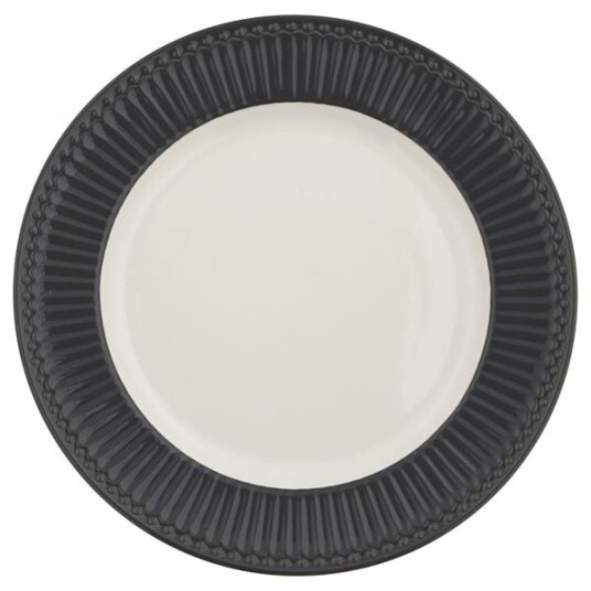 GreenGate - Alice middagstallerken 26,5 cm dark grey