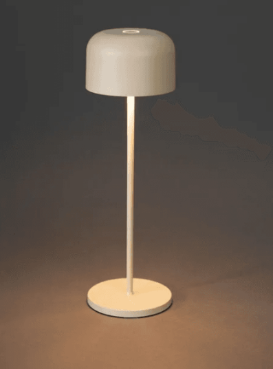 Trend Collection Lille bordlampe – oppladbar og dimbar, sand 36 cm