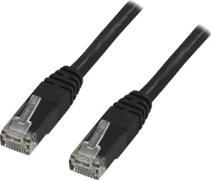 LinkIT U/UTP Patch Cat.5e svart 7m PVC AWG 26 Snagless