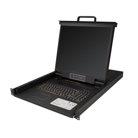 STARTECH 8-Port Rackmount KVM Console for Server Rack - 19 in. - 1U